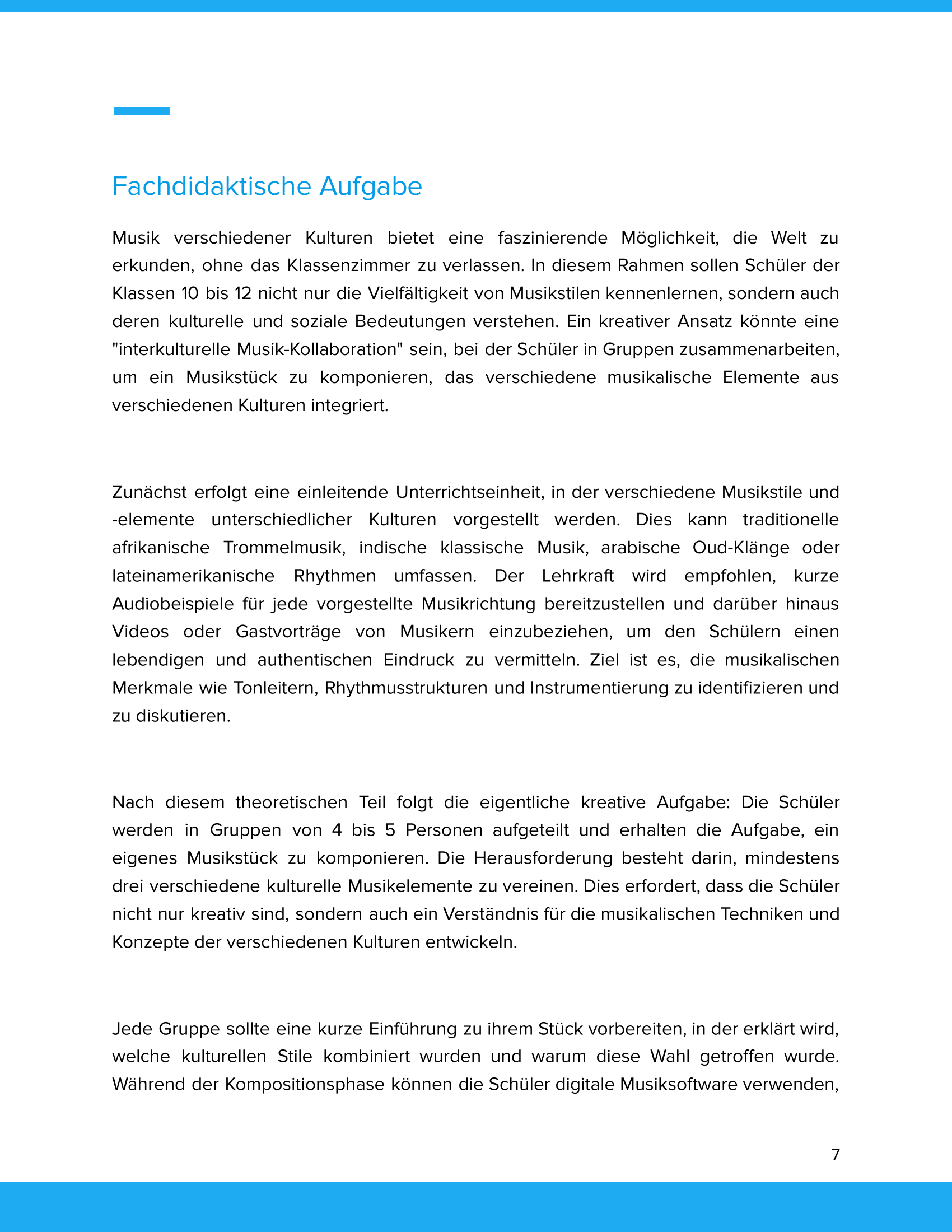 Musik verschiedener Kulturen – Unterrichtsmaterial Weltmusik & interkulturelles Lernen