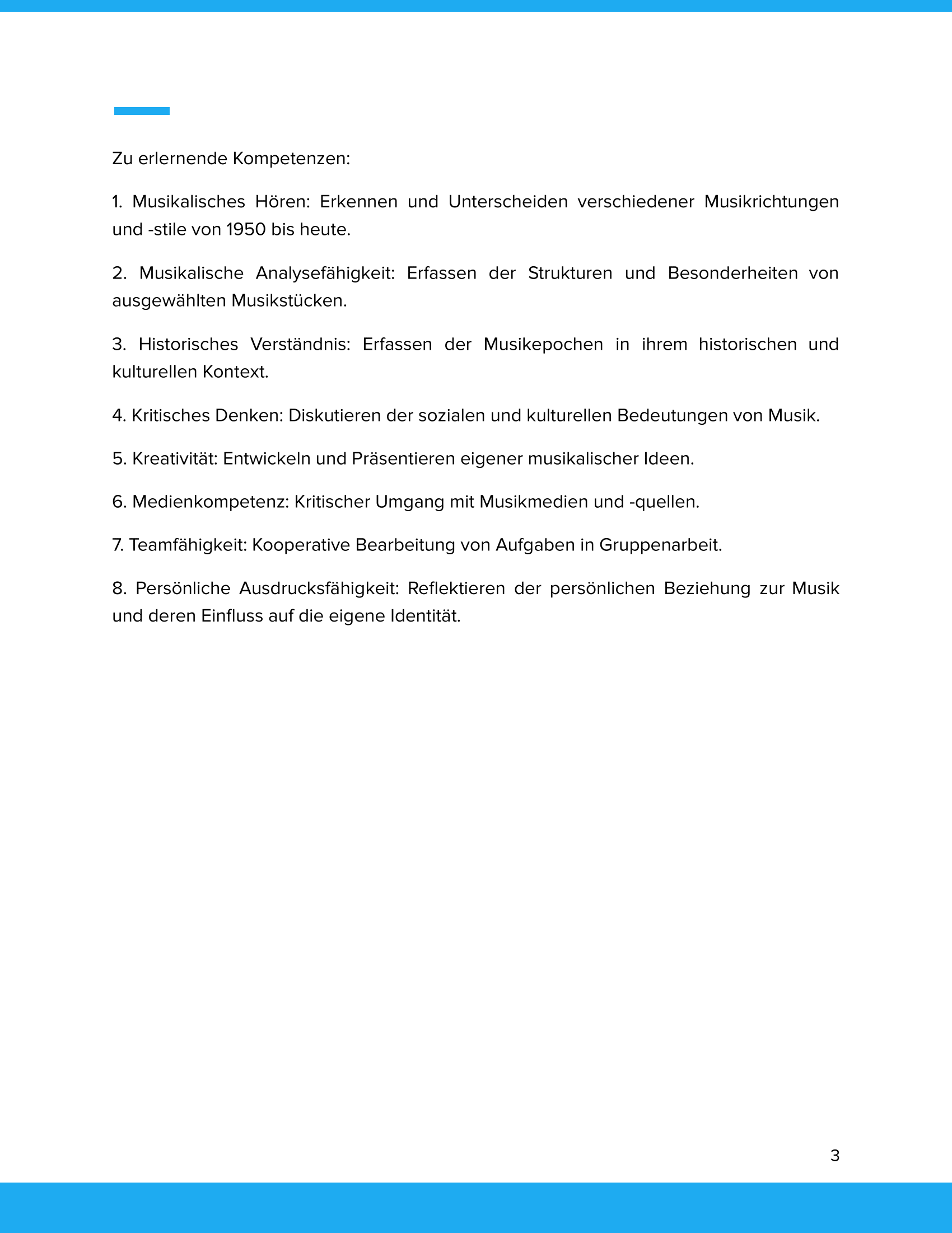 Musik von 1950 bis heute – Unterrichtsmaterial zur Nachkriegs- & Gegenwartsmusik