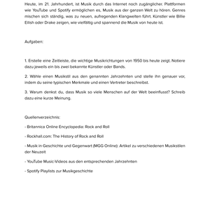 Musik von 1950 bis heute – Unterrichtsmaterial zur Nachkriegs- & Gegenwartsmusik