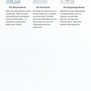 Muttertag Bastelvorlagen Grundschule – Karten & Geschenke