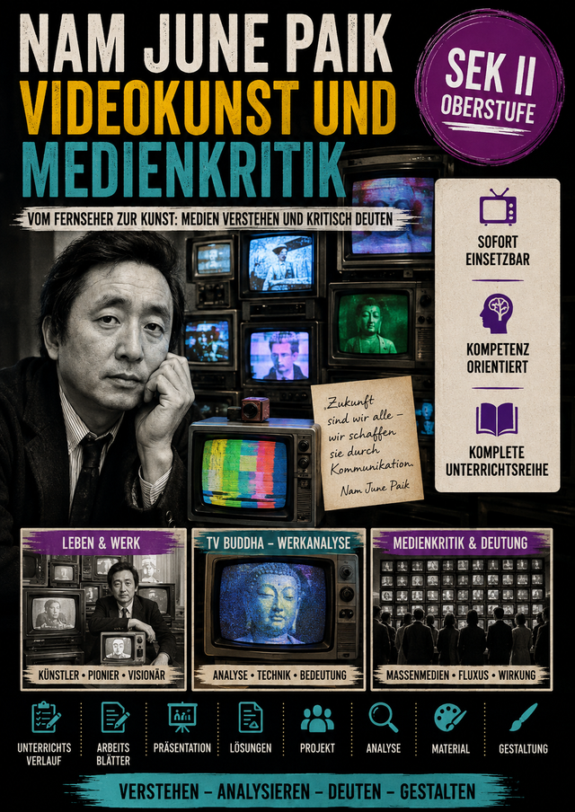Nam June Paik – Videokunst und Medienkritik