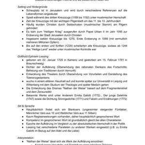 Nathan der Weise – Zusammenfassung, Figuren & Ringparabel (Sek II)