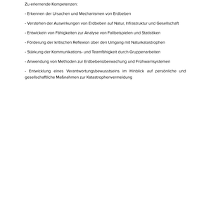 Naturkatastrophen: Erdbeben | Unterrichtsmaterial Geographie SEK I