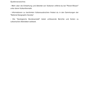 Naturkatastrophen: Vulkane | Unterrichtsmaterial Geographie SEK I