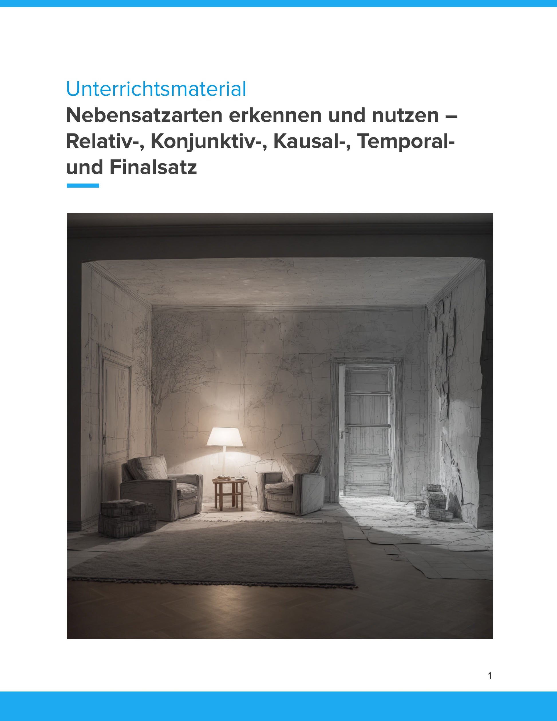 Nebensatzarten erkennen und nutzen – Unterrichtsmaterial Deutsch SEK I