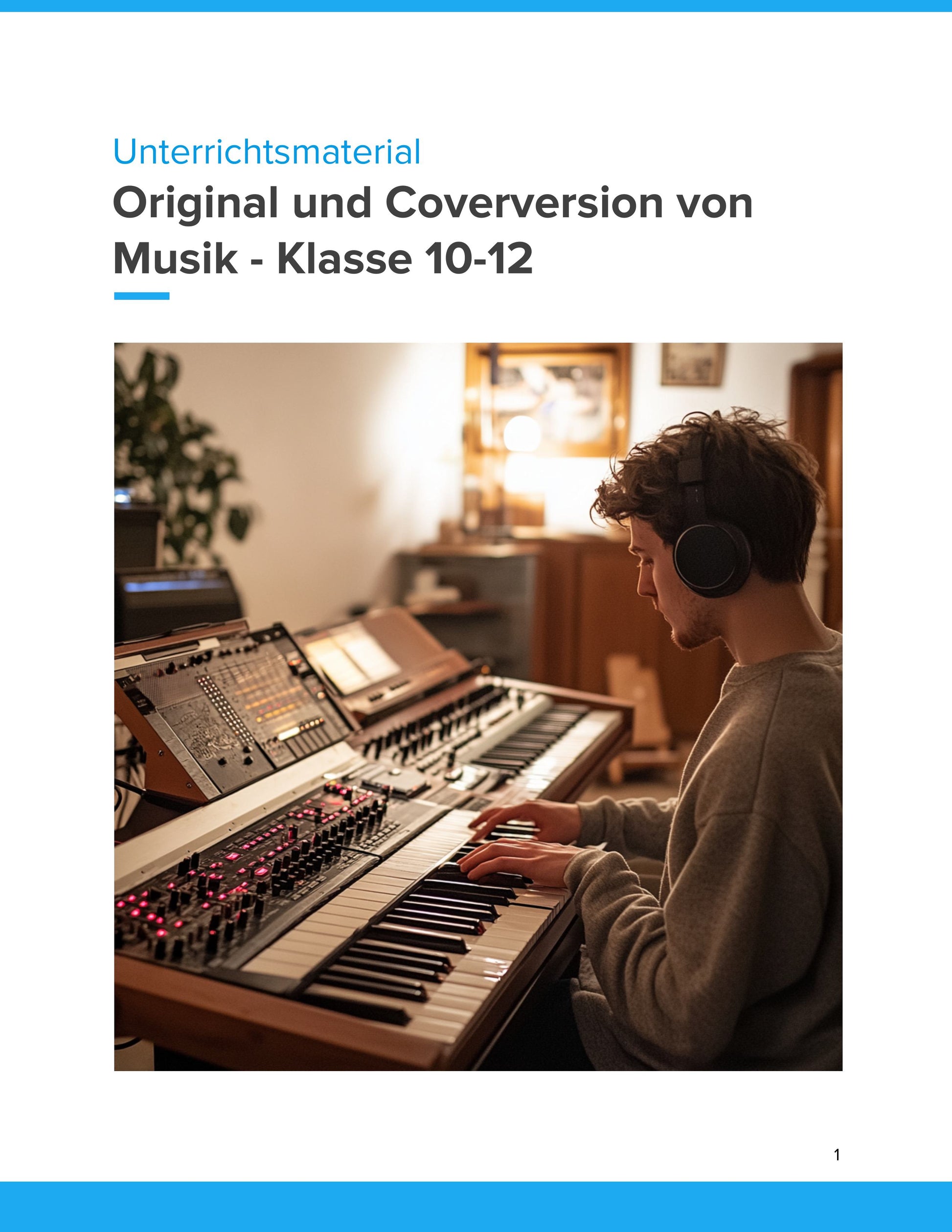 Original und Coverversion von Musik – Hören, vergleichen und kreativ gestalten (SEK I)