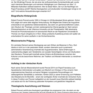 Sparpaket „Papst Leo XIV“ – Unterrichtsreihe & Präsentation für Grundschule, Sekundarstufe I und II