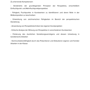 Perspektiven & Fluchtpunkte in der Kunst Unterrichtsmaterial Kunst SEK I