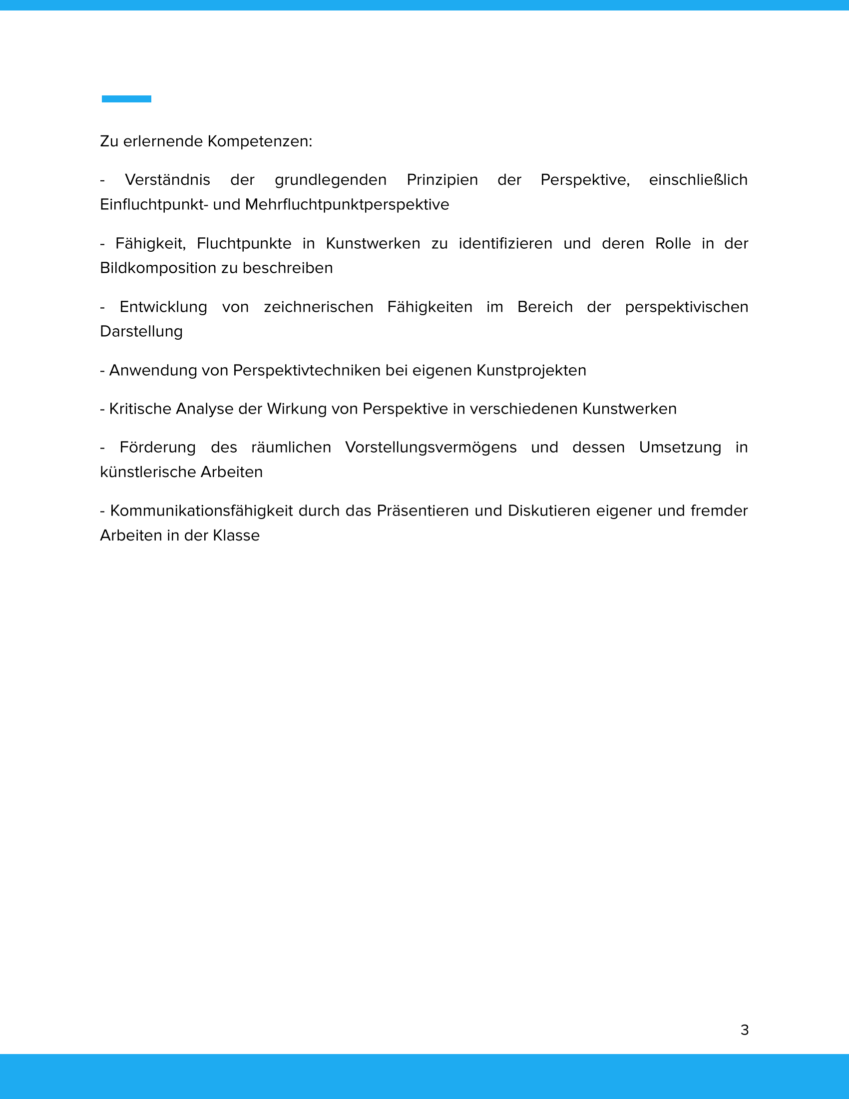 Perspektiven & Fluchtpunkte in der Kunst Unterrichtsmaterial Kunst SEK I