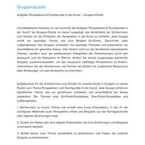 Perspektiven & Fluchtpunkte in der Kunst Unterrichtsmaterial Kunst SEK I