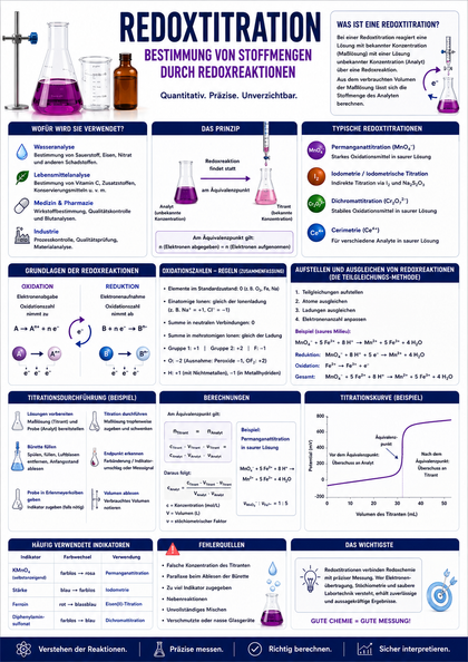 Redoxtitration – Bestimmung von Stoffmengen durch Redoxreaktionen