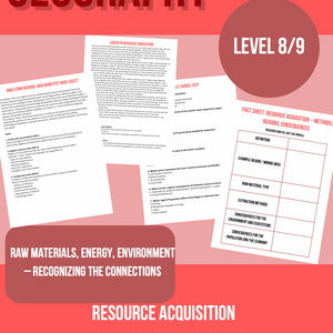 Resource Extraction – Raw Materials & Global Dependencies (Grades 8–9)