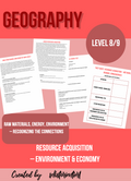 Resource Extraction – Raw Materials & Global Dependencies (Grades 8–9)