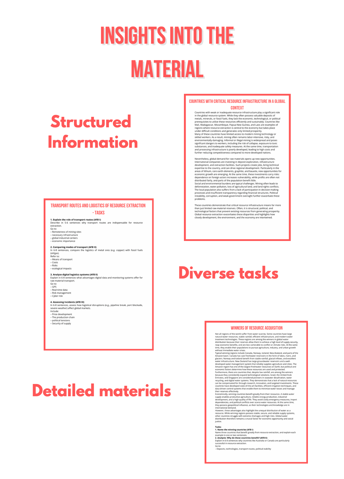 Resource Extraction – Raw Materials & Global Dependencies (Grades 8–9)