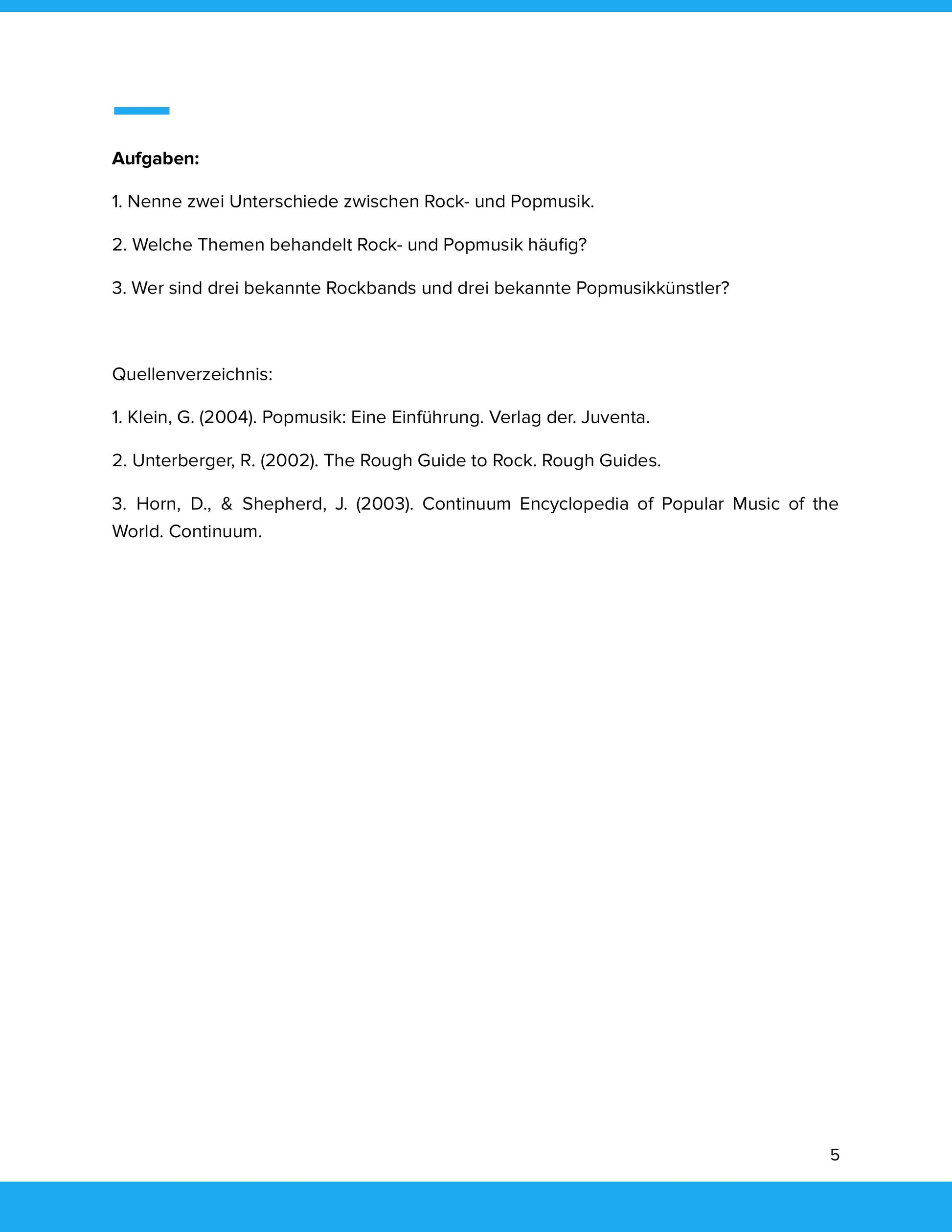 Rock- und Popmusik – Geschichte, Merkmale und kreative Zugänge im Musikunterricht