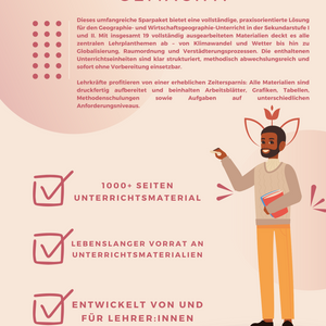 Erdkunde, Geographie & Wirtschaftsgeographie XXL-Sparpaket – 20+ Materialien für SEK I & SEK II