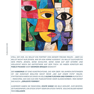Unterrichtsreihe Kunst: Kubismus in der Sek I – Form, Fragment & Perspektive