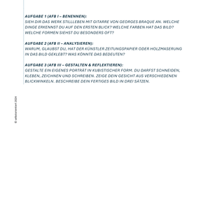 Unterrichtsreihe Kunst: Kubismus in der Sek I – Form, Fragment & Perspektive