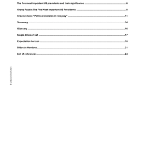 U.S. Presidents – Building Intercultural Skills in English (Grades 7–10)