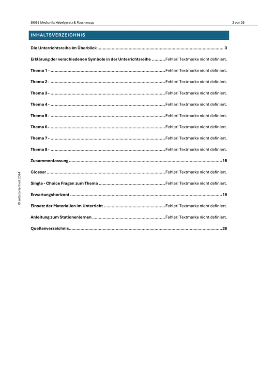 Hebelgesetz & Flaschenzug – Physikunterricht SEK I mit Experimenten