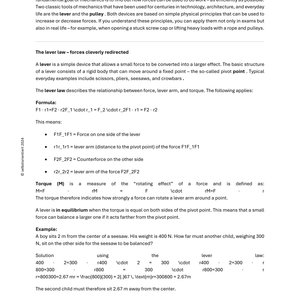 Levers & Pulleys – Physics Resource for Middle School (Grades 7–10)