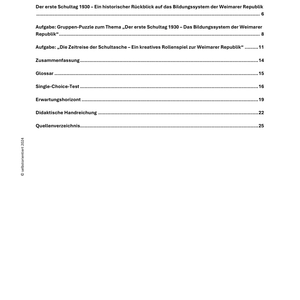 Wie war Schule früher? Ein historischer Blick auf 1930 in der SEK I
