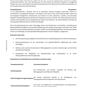 Wie war Schule früher? Ein historischer Blick auf 1930 in der SEK I