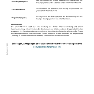 Wie war Schule früher? Ein historischer Blick auf 1930 in der SEK I