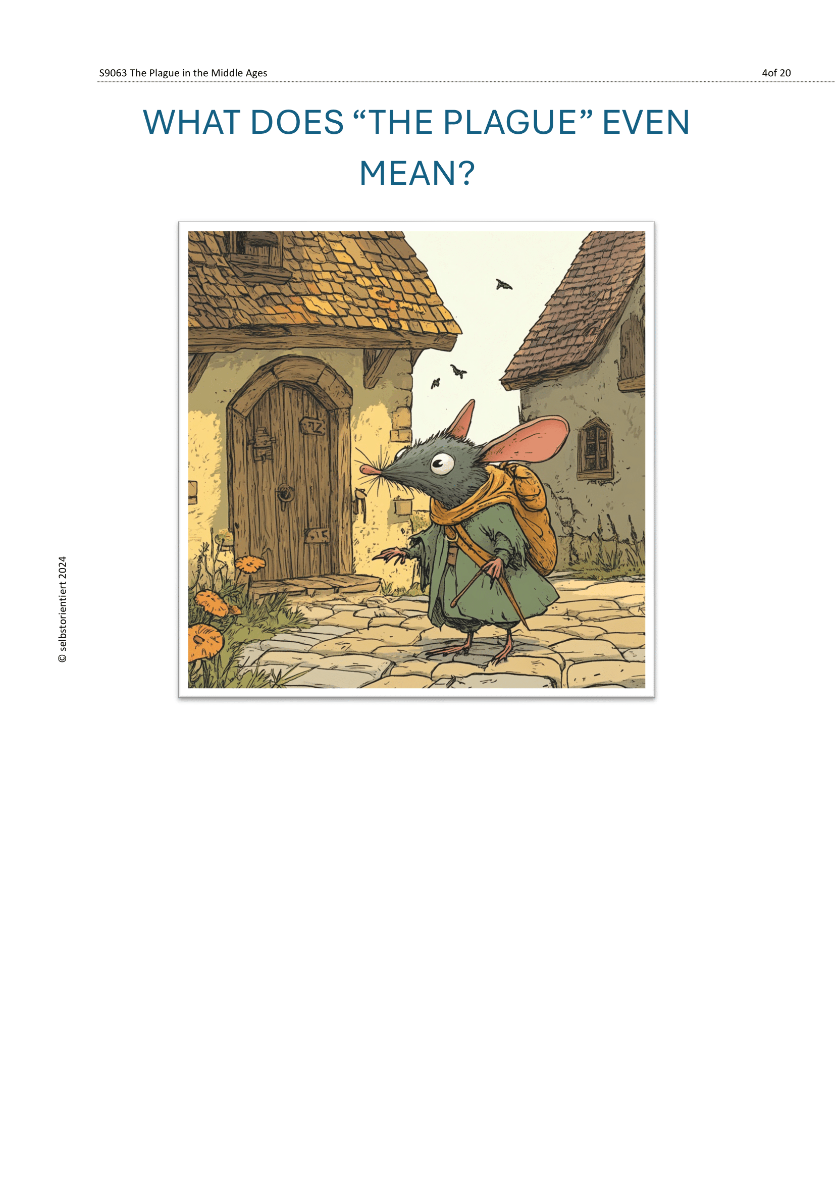 The Medieval Plague – Complete History Unit for Grades 7–9