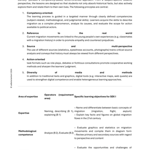 Migration in the 21st Century – History Unit for Grades 7–9