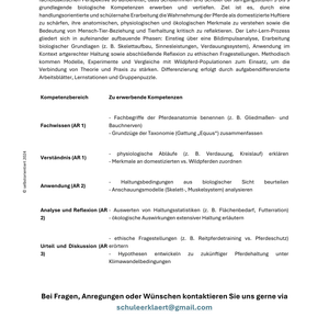 „Pferde verstehen“ – Unterrichtsmaterial für die Sekundarstufe I