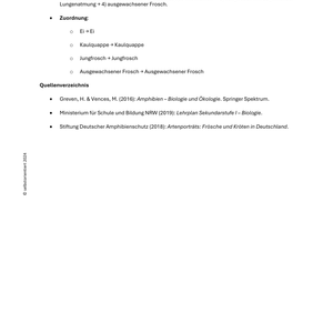 Frösche im Ökosystem – Biologieunterricht SEK I | Lebensräume & Kreisläufe