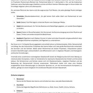Understanding Islam – Middle School Pack | Jigsaw Activity & Tasks