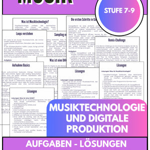 Musiktechnologie und digitale Produktion – Kreativer Musikunterricht für Klasse 7–9