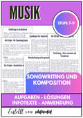Songwriting und Komposition - Unterrichtsmaterial Musik SEK I