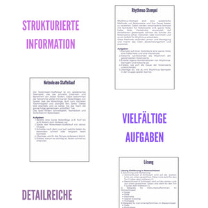 Notenschrift verstehen – Symbolik und Lesepraxis für Klasse 7–9