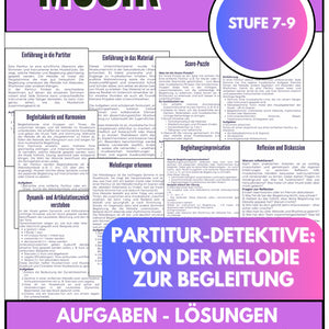Partitur-Detektive – Von der Melodie zur Begleitung für Klasse 7–9