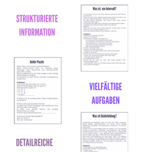 Vom Ohr zum Notenblatt – Gehörbildung spielerisch für Klasse 7–9
