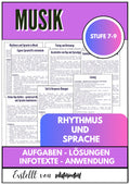 Rhythmus und Sprache – Kreativer Musikunterricht für Klasse 7–9