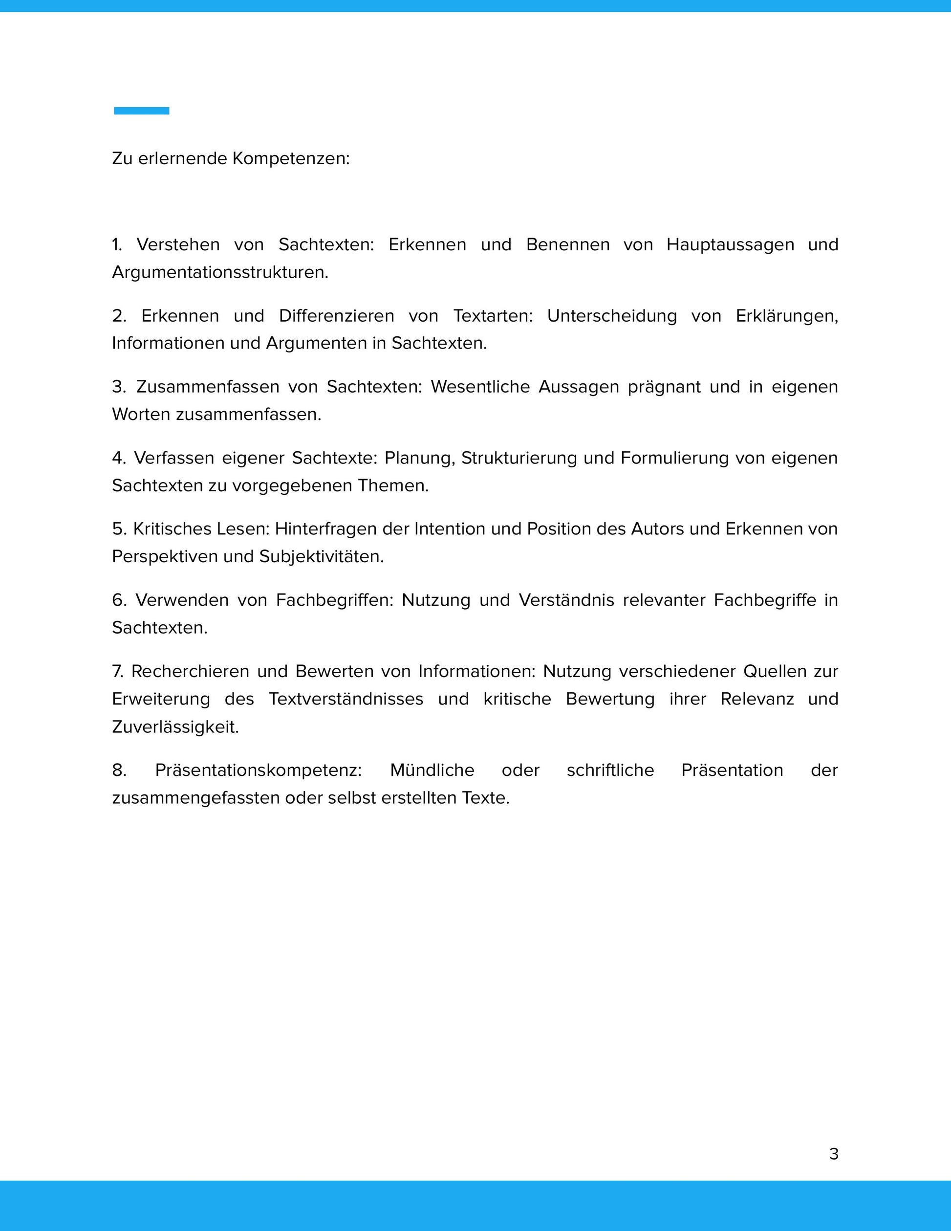 Sachtexte verstehen und verfassen – Informieren, erklären, zusammenfassen