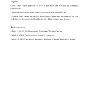 Sachtexte verstehen und verfassen – Informieren, erklären, zusammenfassen