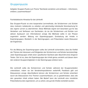 Sachtexte verstehen und verfassen – Informieren, erklären, zusammenfassen