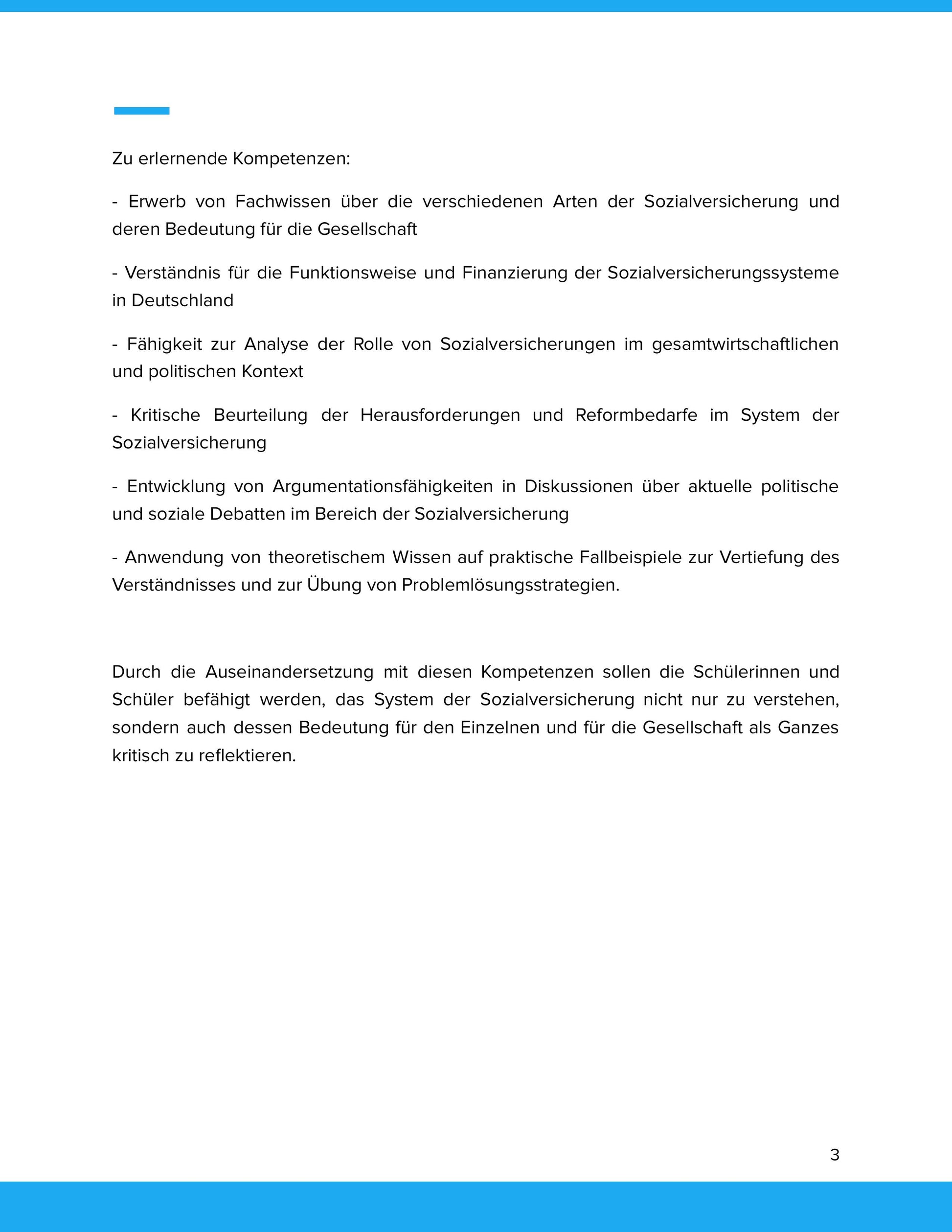 Sozialversicherung in Deutschland – Aufbau, Finanzierung & Bedeutung | Sek II