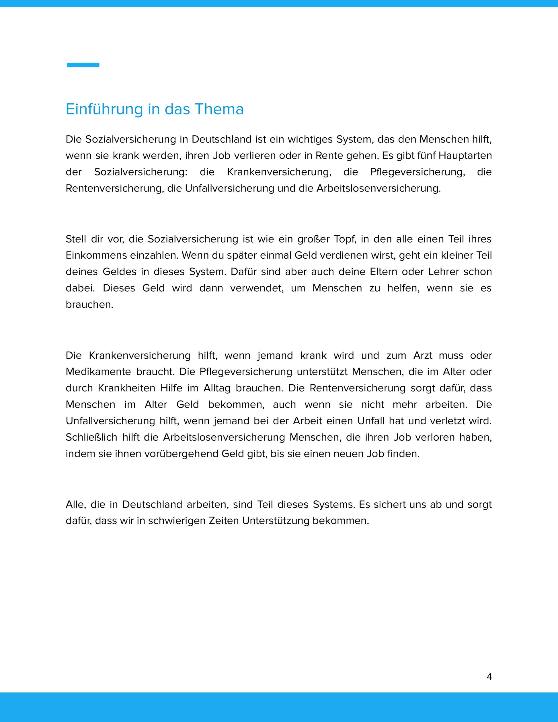 Sozialversicherung in Deutschland – Aufbau, Finanzierung & Bedeutung | Sek II