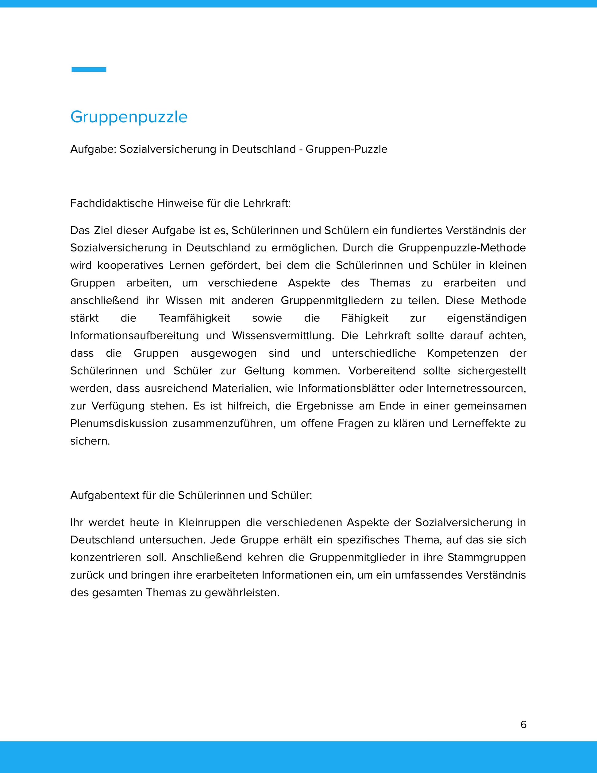 Sozialversicherung in Deutschland – Aufbau, Finanzierung & Bedeutung | Sek II