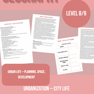 City Life & City Planning – Urbanization Explained (Grades 8–9)