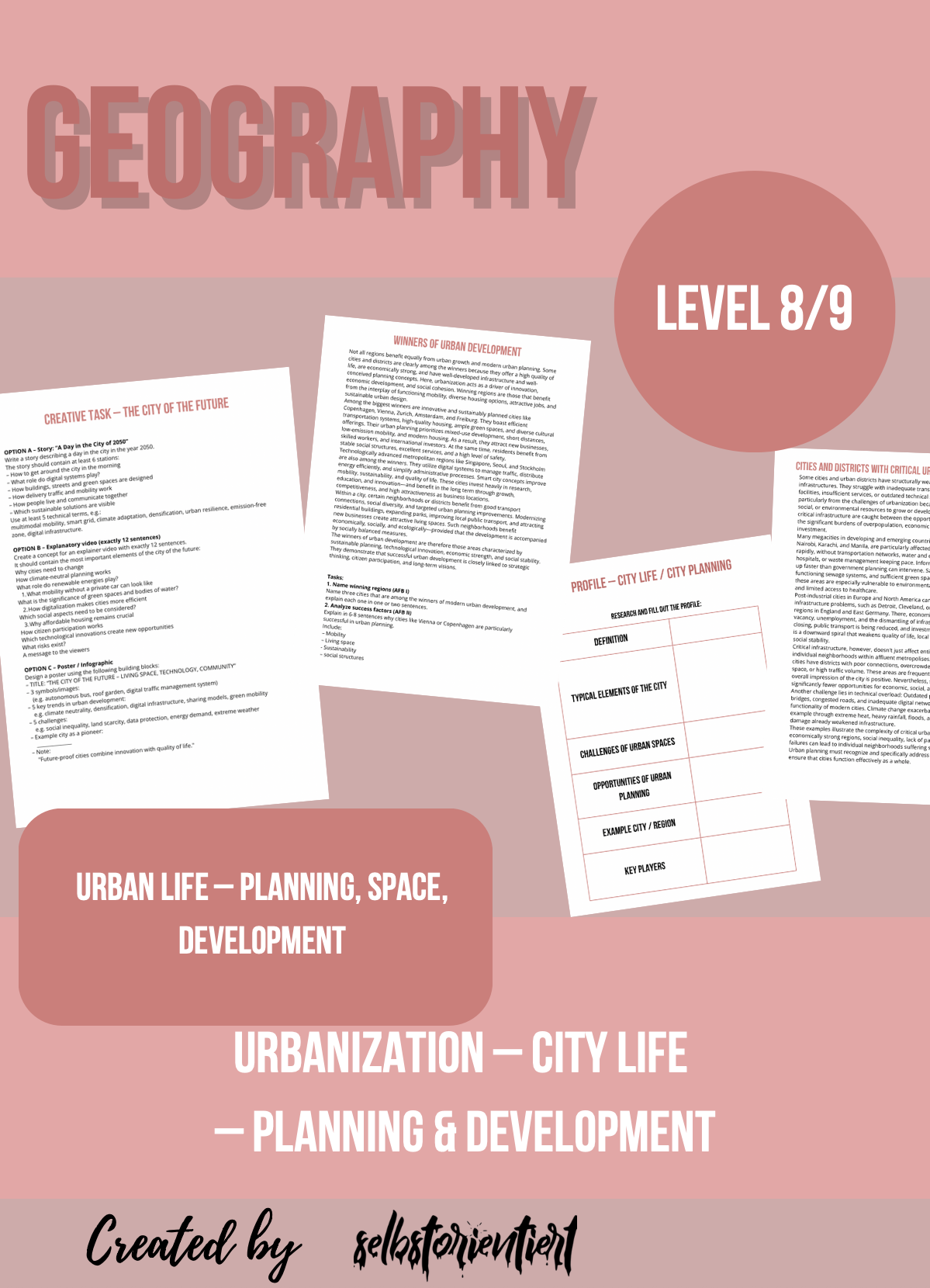 City Life & City Planning – Urbanization Explained (Grades 8–9)