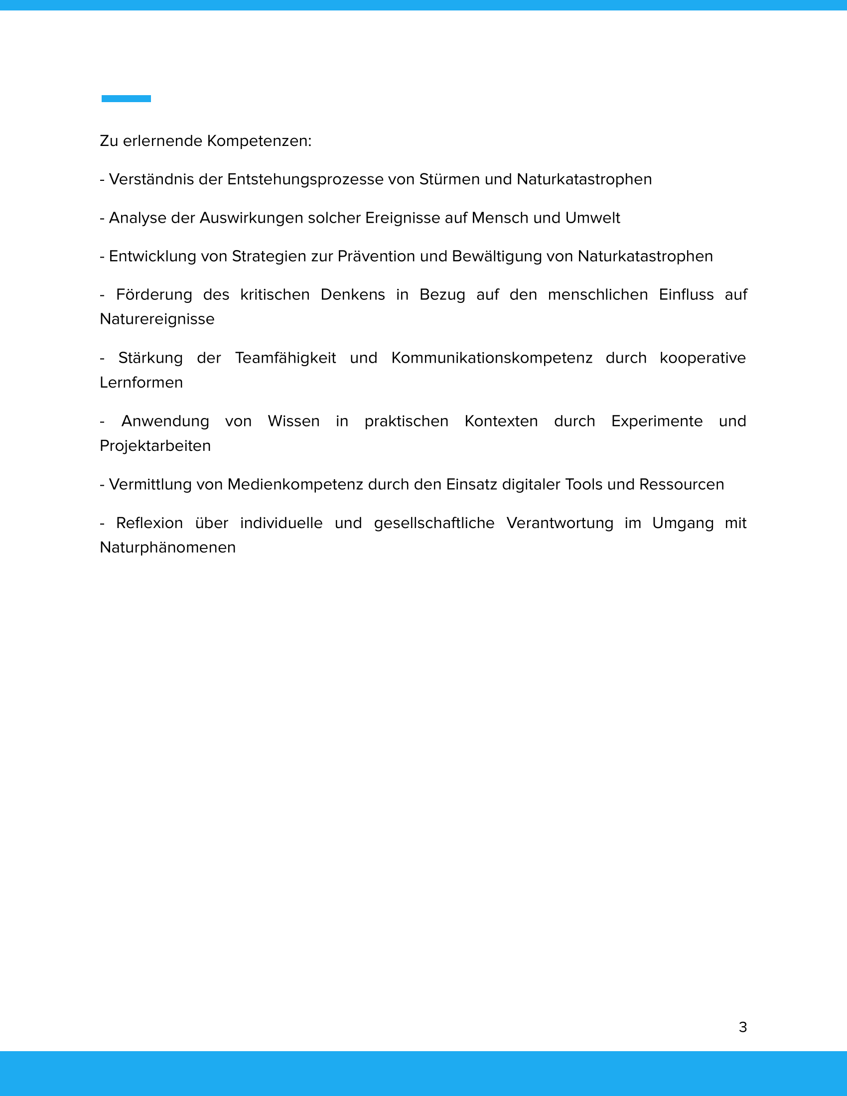 Stürme & Naturkatastrophen | Unterrichtsmaterial Geographie SEK I