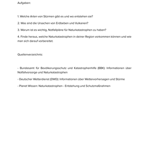 Stürme & Naturkatastrophen | Unterrichtsmaterial Geographie SEK I