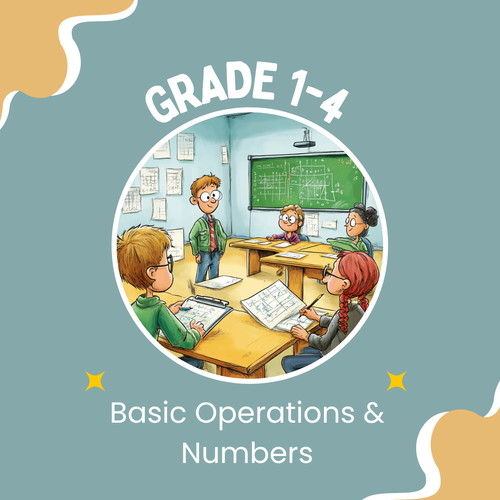 Free Math Resource Pack – Number Sense for Grades 1–4